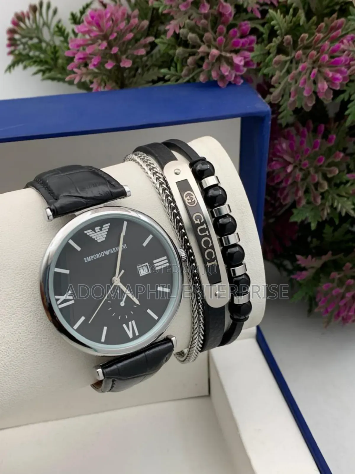 Authentic Emporio Armani and Bracelet