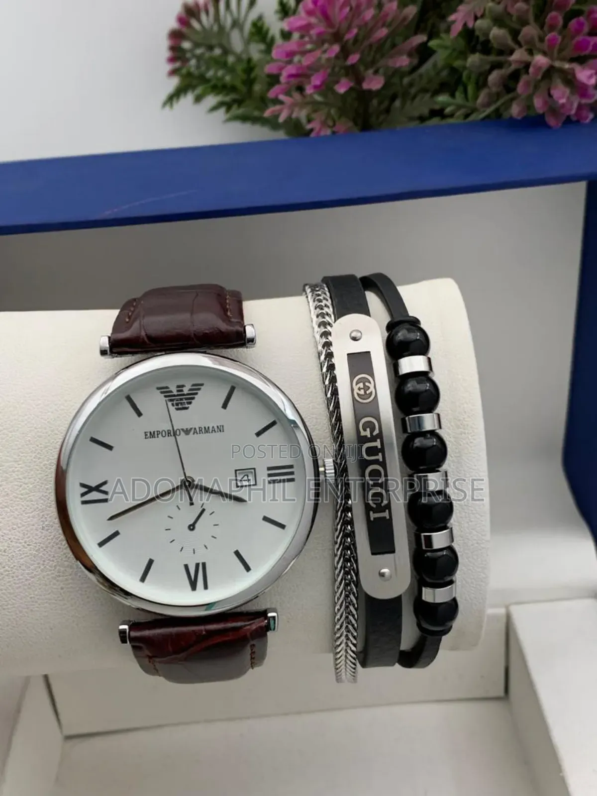 Authentic Emporio Armani and Bracelet
