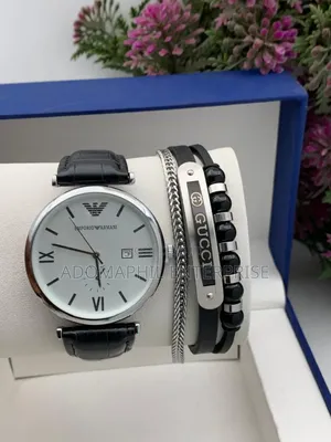 Authentic Emporio Armani and Bracelet