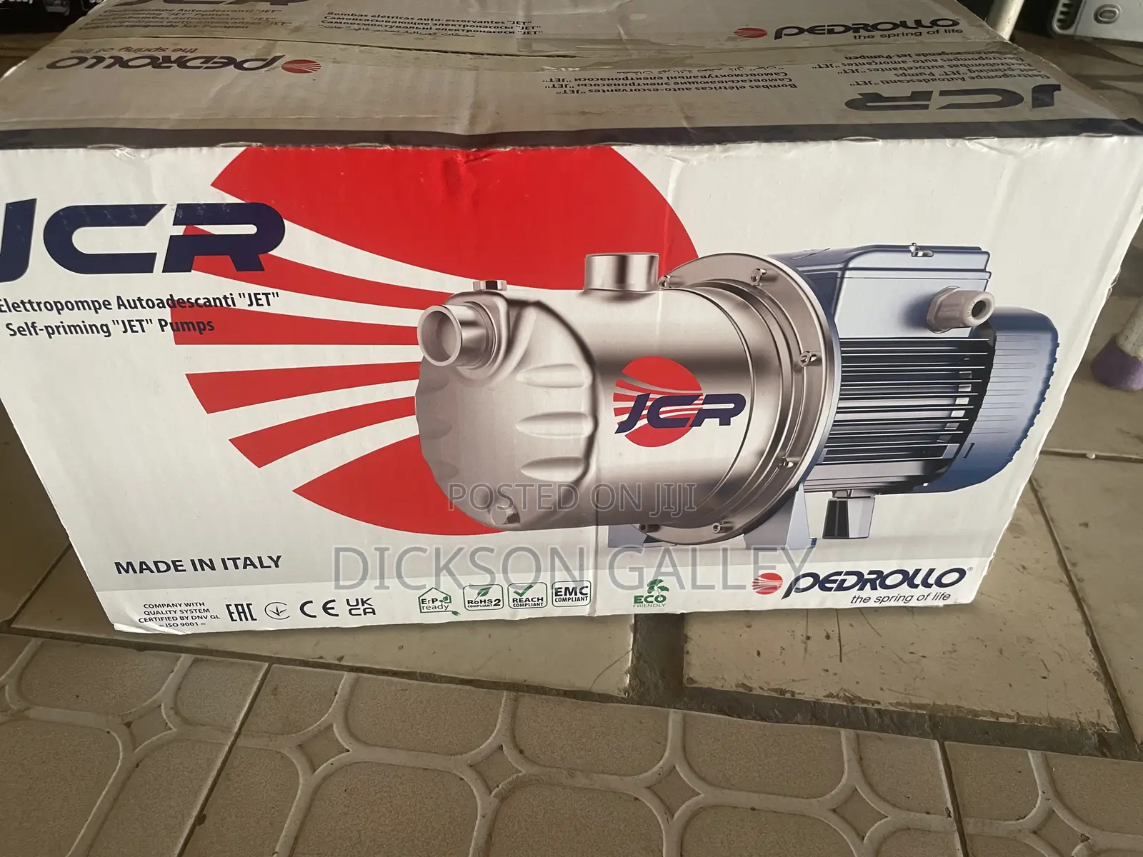 Pedrollo Stainless 1.5hp Water Pump