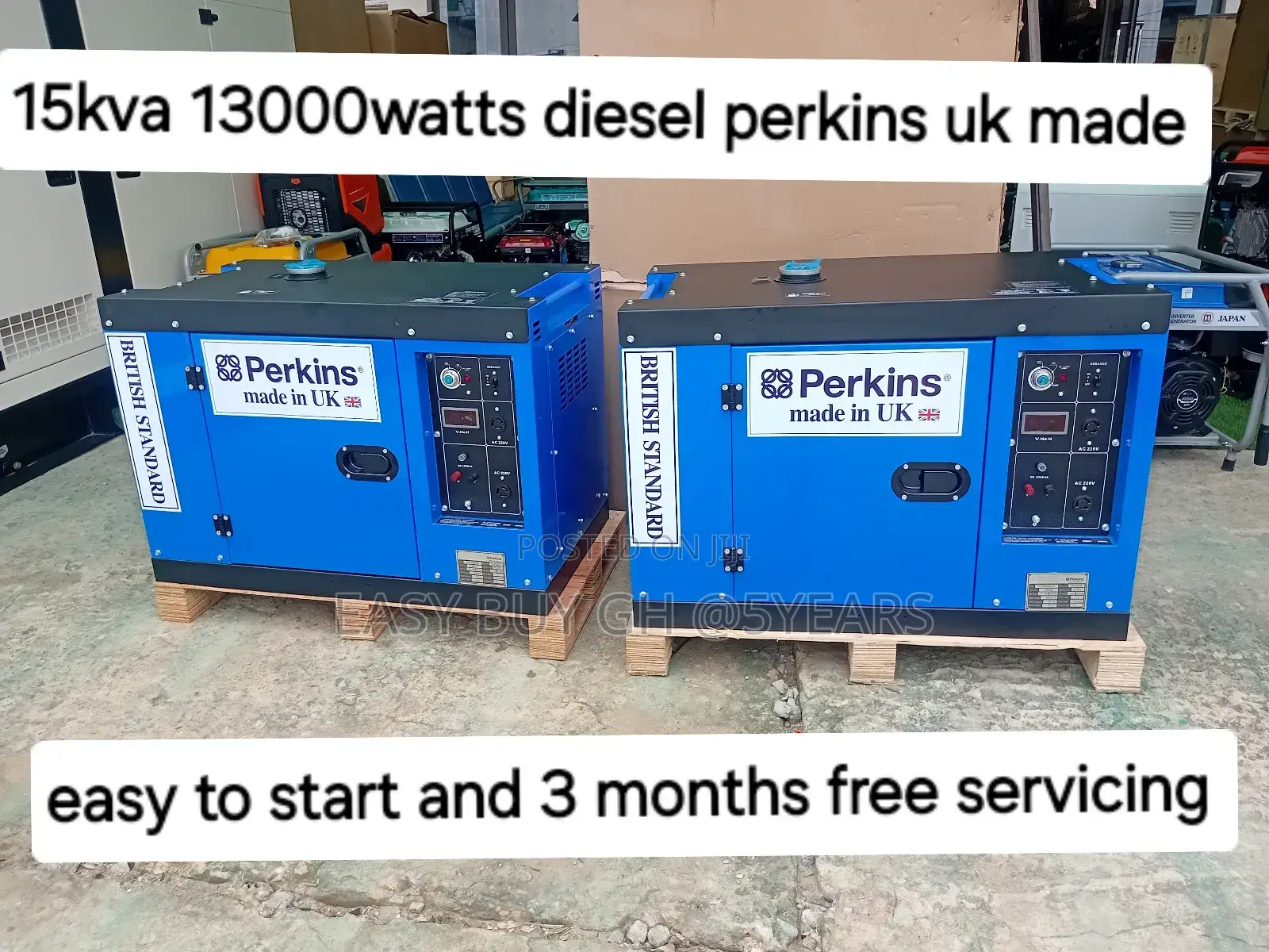 Enduring 15kva Perkins Diesel 13000watts Generator 15kva
