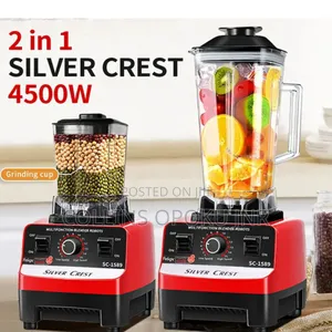 4500w Silver Crest 2 in 1 Blender Grinder - Sc-1589