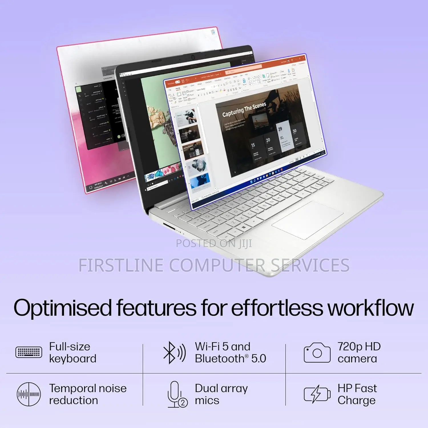 New Laptop HP 14S 8GB Intel Core I3 SSD 256GB