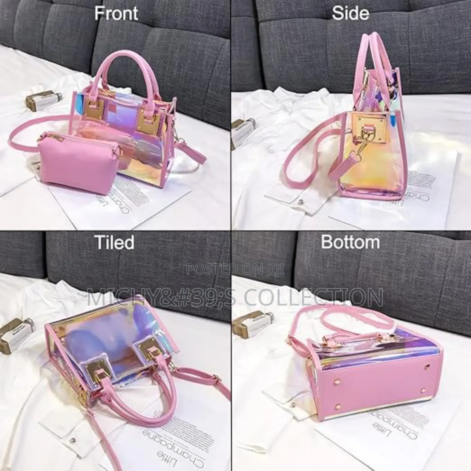 Meduim Size Transparent/Laser Bag