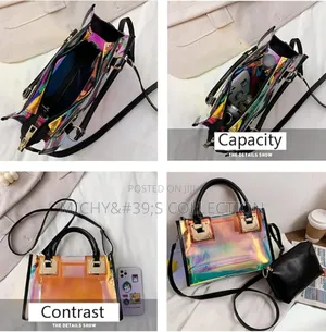 Meduim Size Transparent/Laser Bag