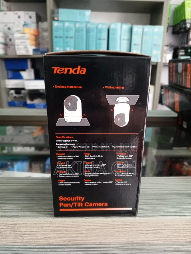 Tenda 3mp Pan/Tilt Full Color Security Camera 3