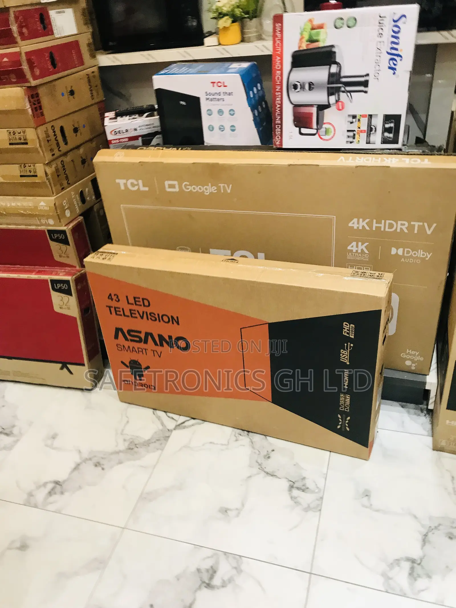 Perfect Design 43 Inch Asano Android Smartscreen Tv