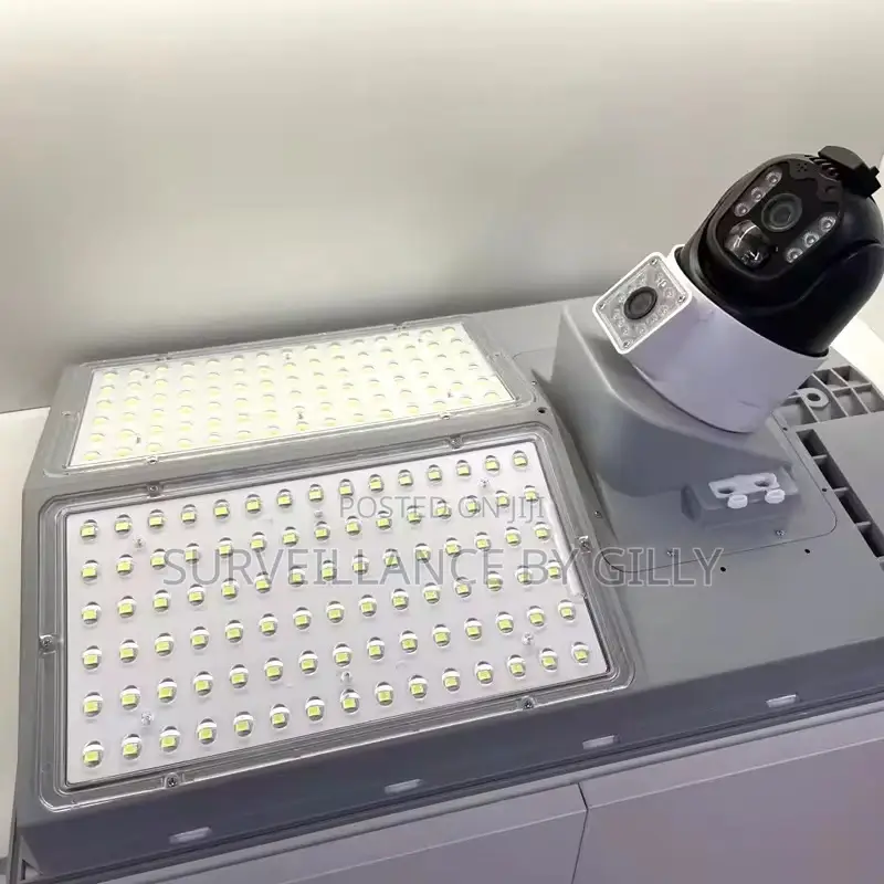 500W Dual Lens Solar Street Light Camera 360 PTZ