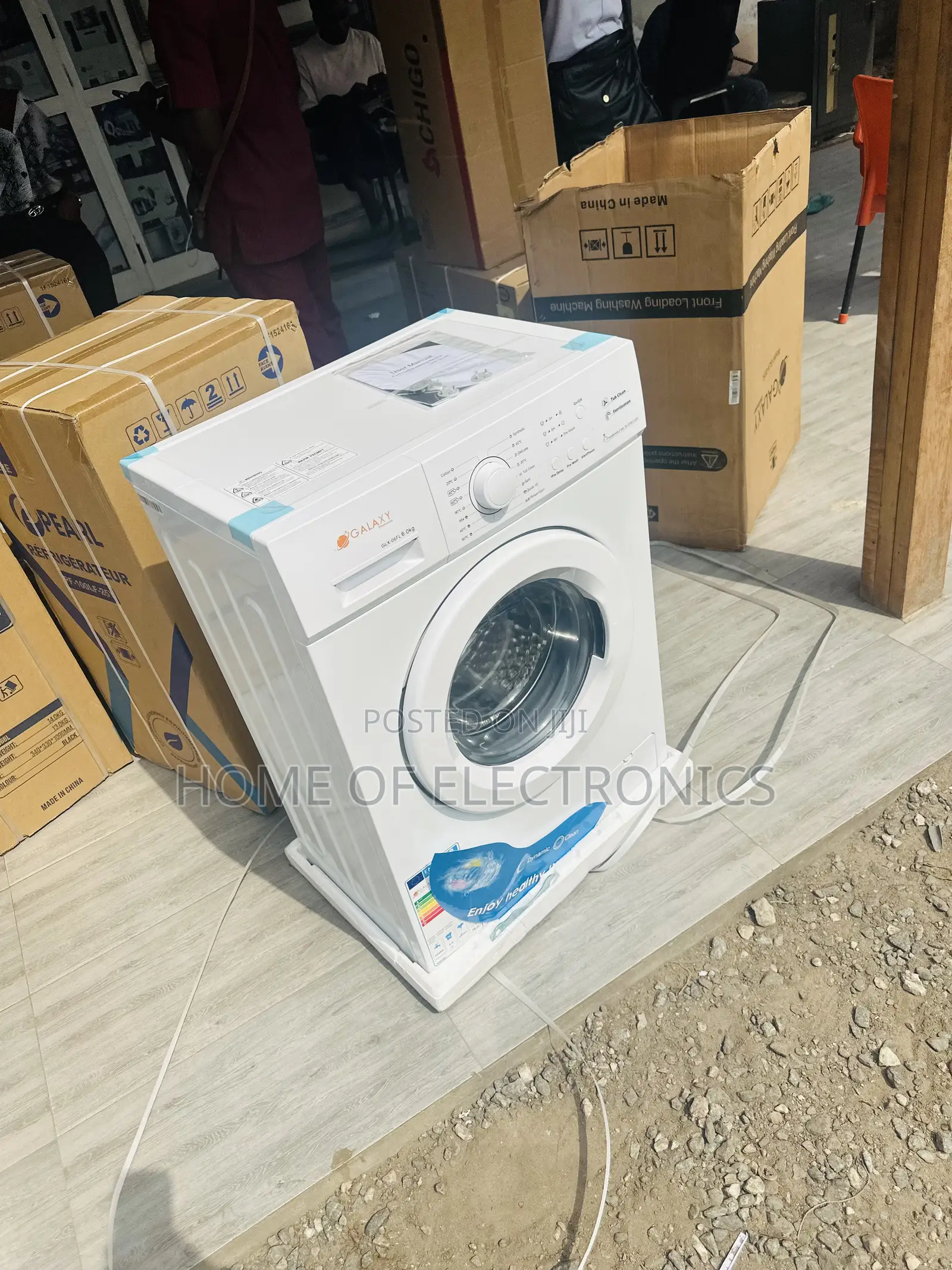 Easy to Operate Galaxy 6kg Full Auto Front Load Washing Mach