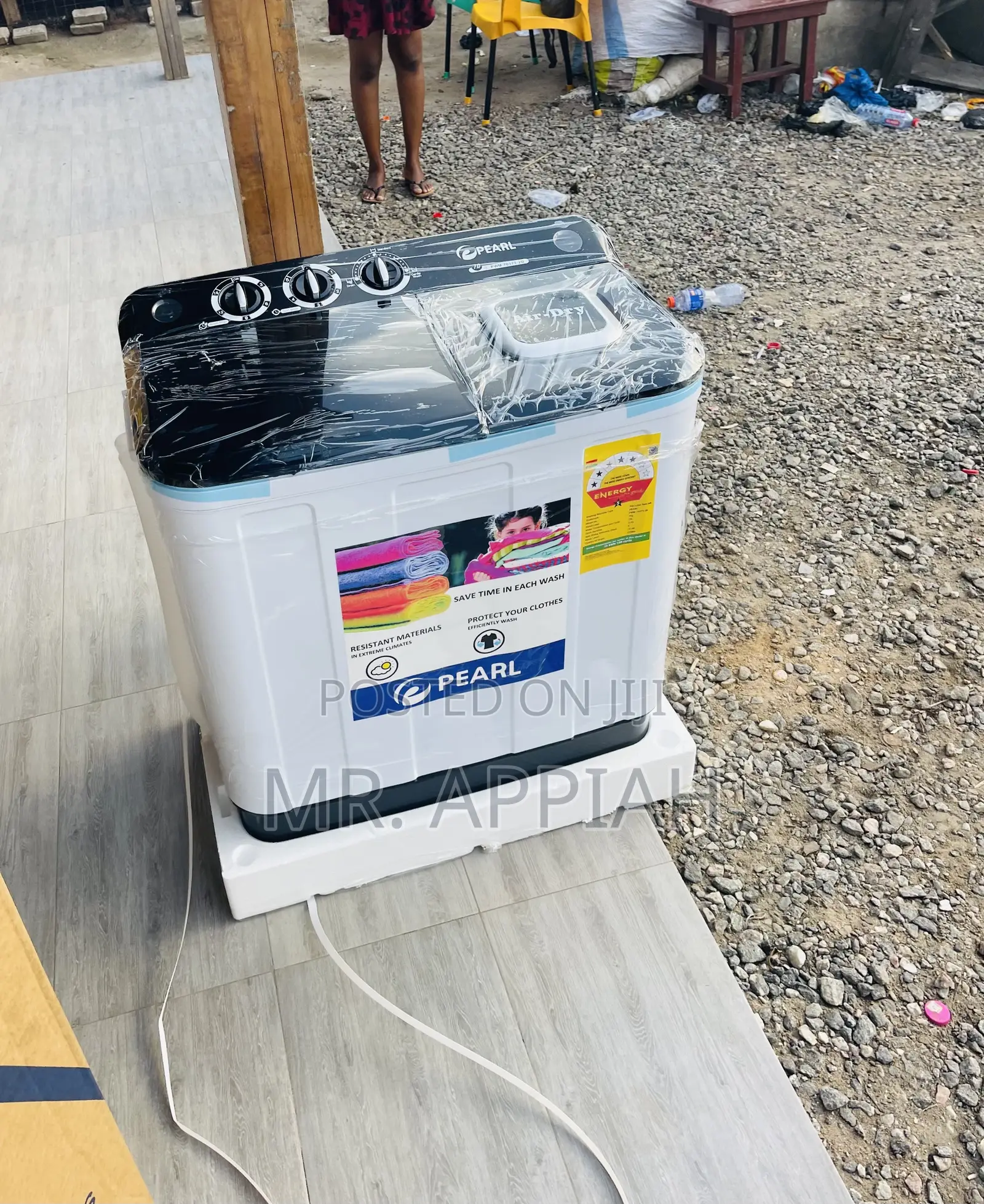 Shop Unique Pearl 7kg Twin Tub Electric Washing Machine.