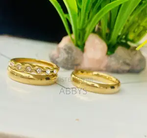 Stunning 3pcs Couple Wedding Ring