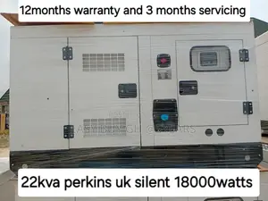 High Standard Perkins 22kva Silent 18000watt Generator 22kva