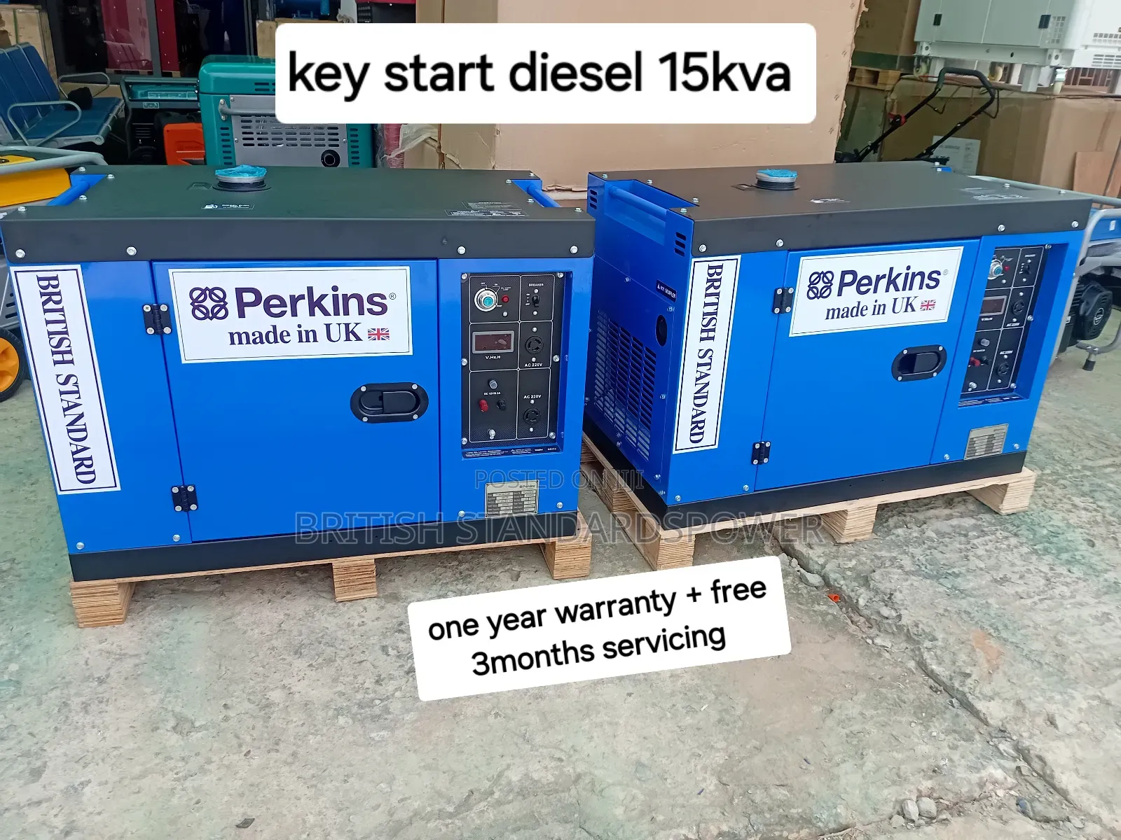 Get Perkins 15kva 16500watt Diesel Engine Silent
