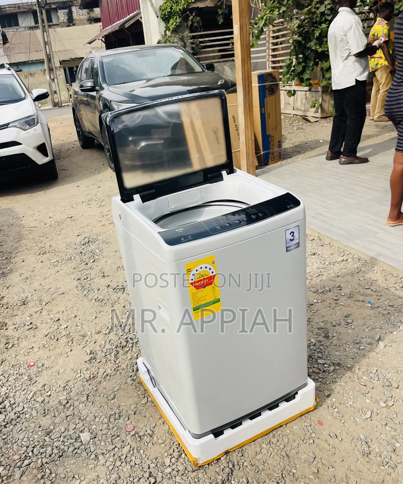 Fantastic TCL 8kg Fully Automatic Washing Machine(Gray).