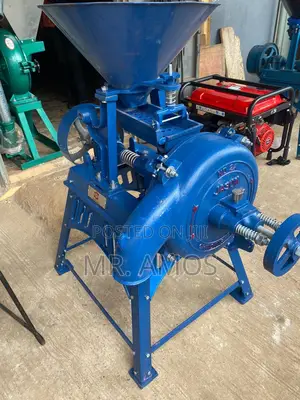 Corn Mill Grinding Machine With Electric Motor Combo