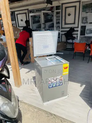 Unique Pearl 100ltr 1 Door Chest Freezer(Silver).