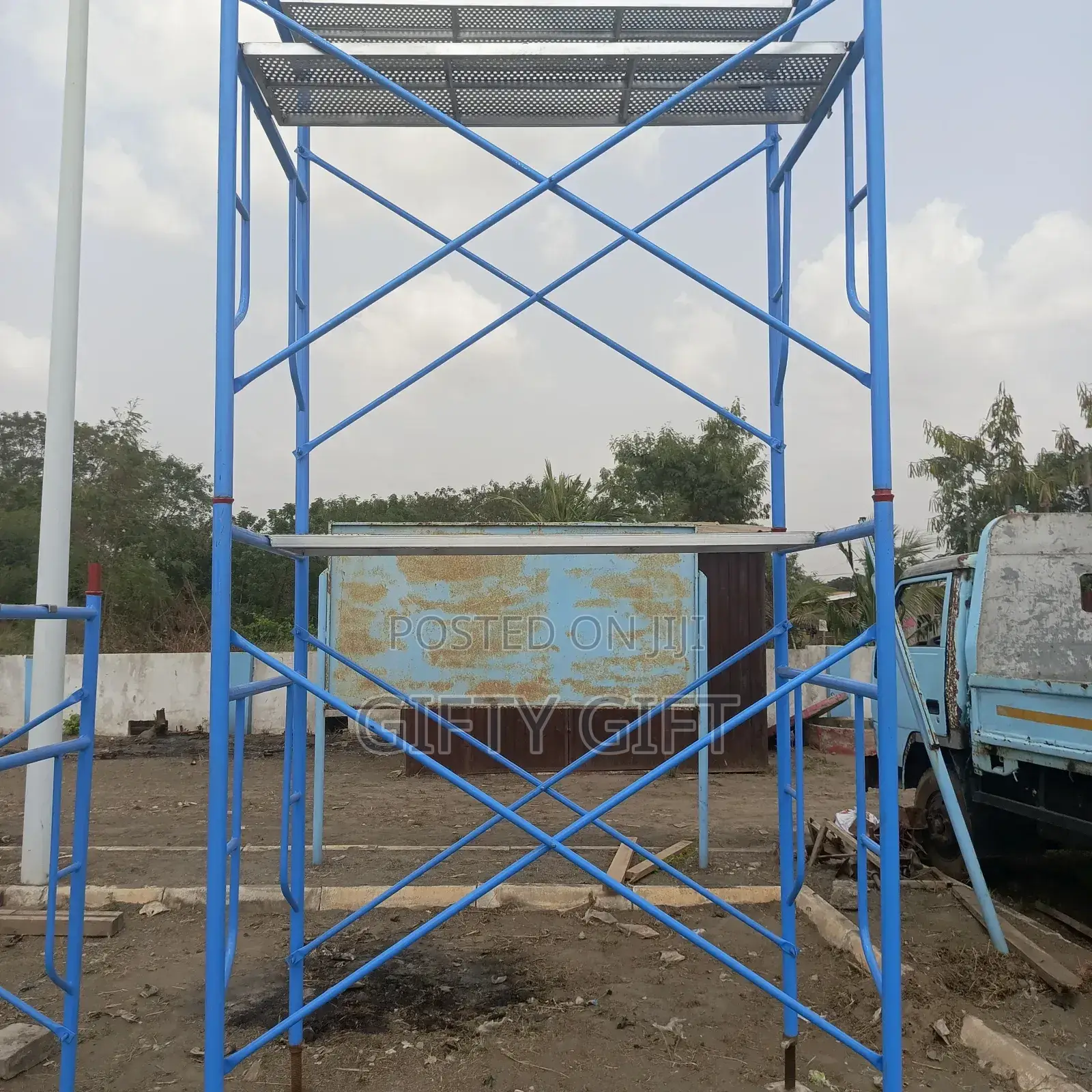 Local Blue Scaffolds 6ft by 6ft