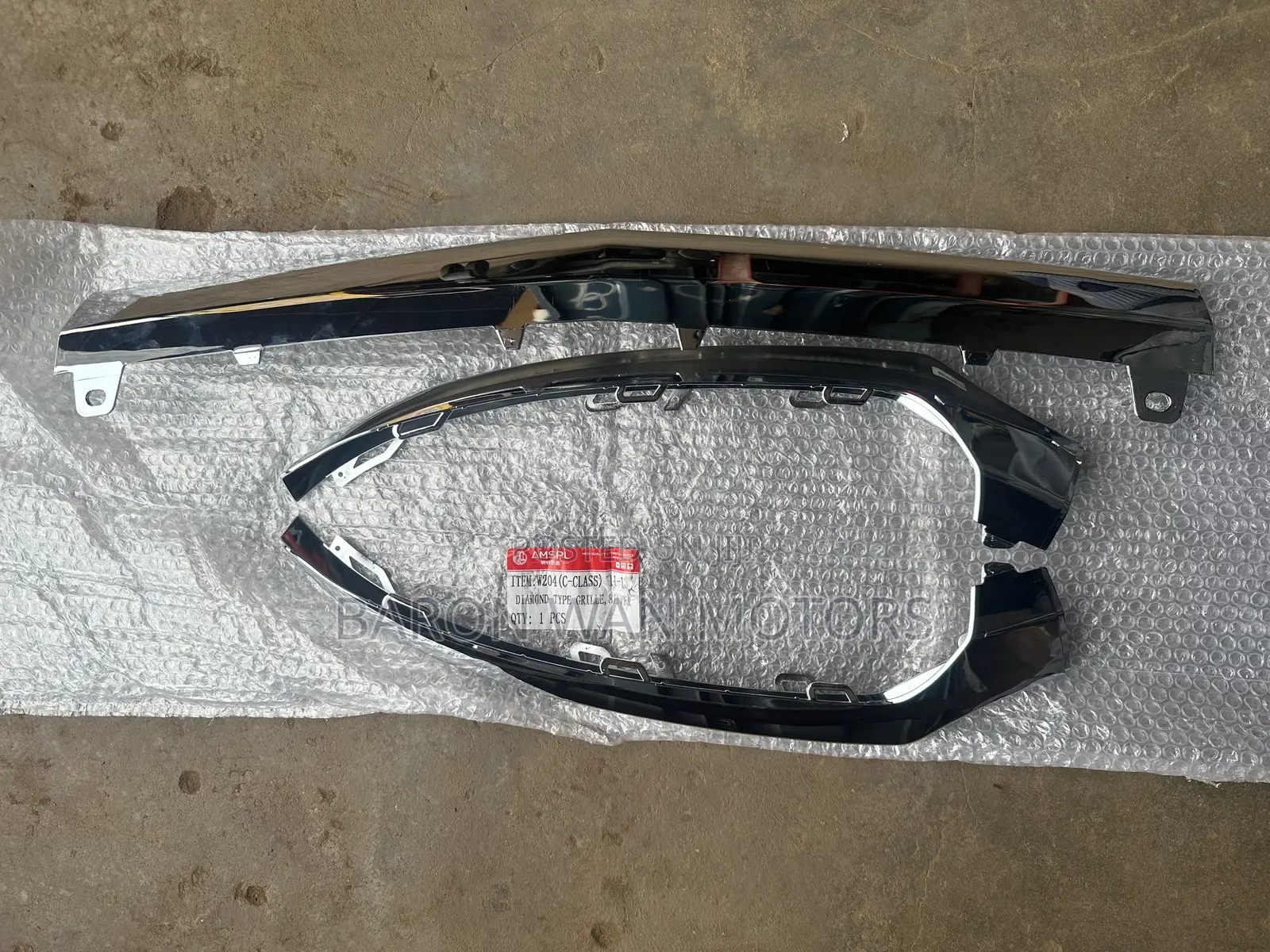 W205 Front Bumper Chrome Available