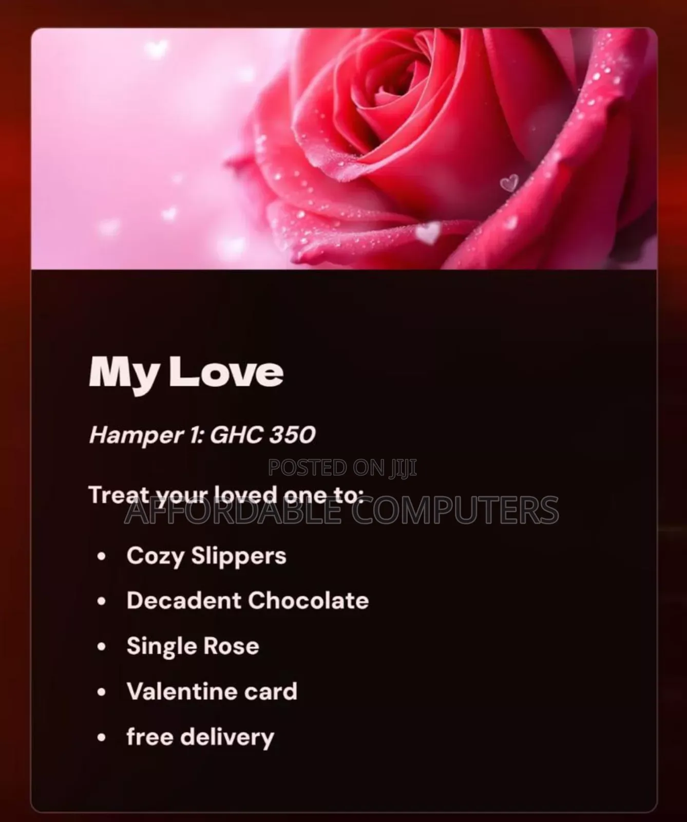 Hamper for Valentine's Day