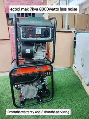 Efficient 7kva 8000w Ecool Max Petrol Generator 7kva