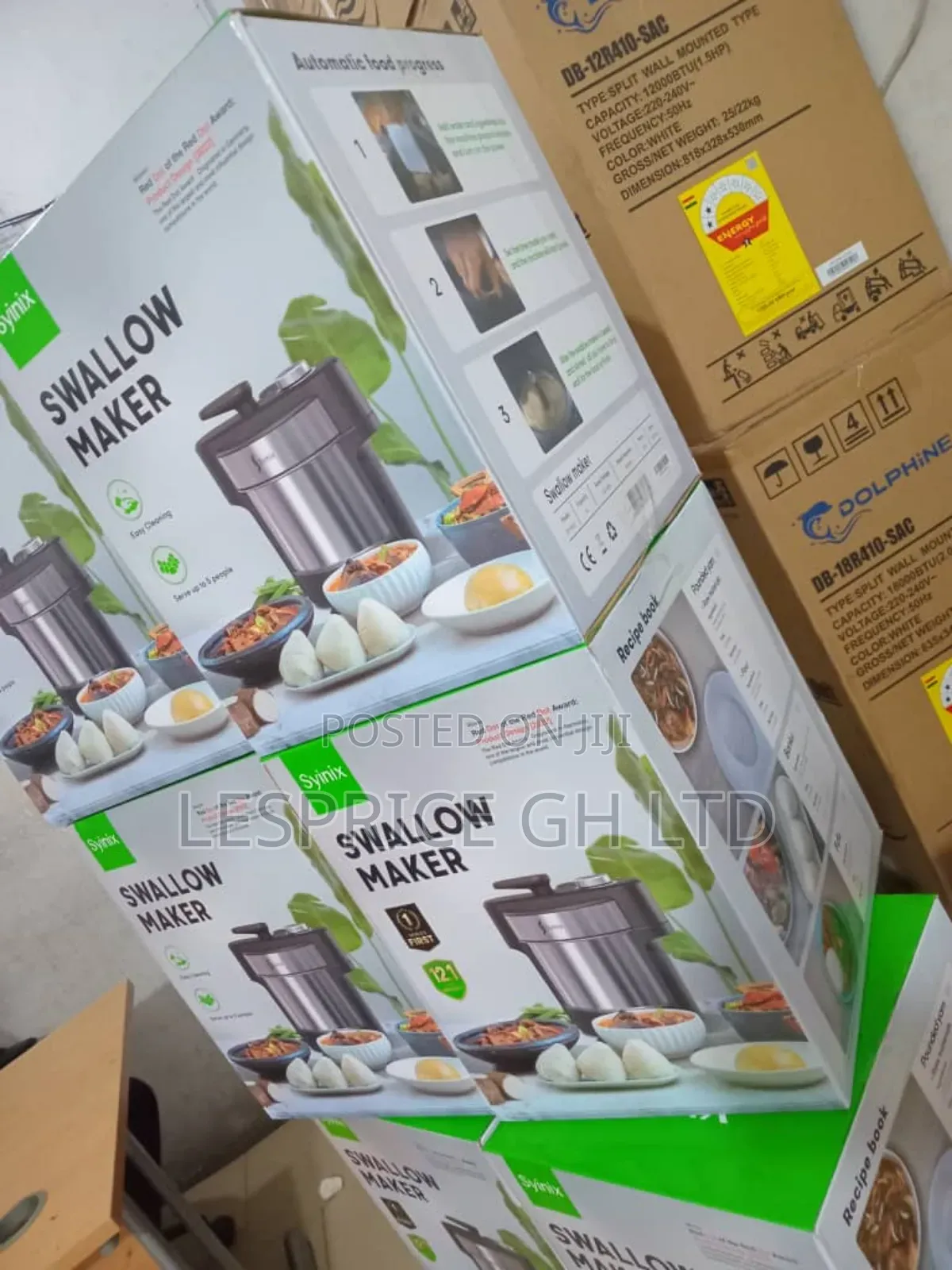 Syinix Reliable Swallow Maker = 5L , Easy Prep