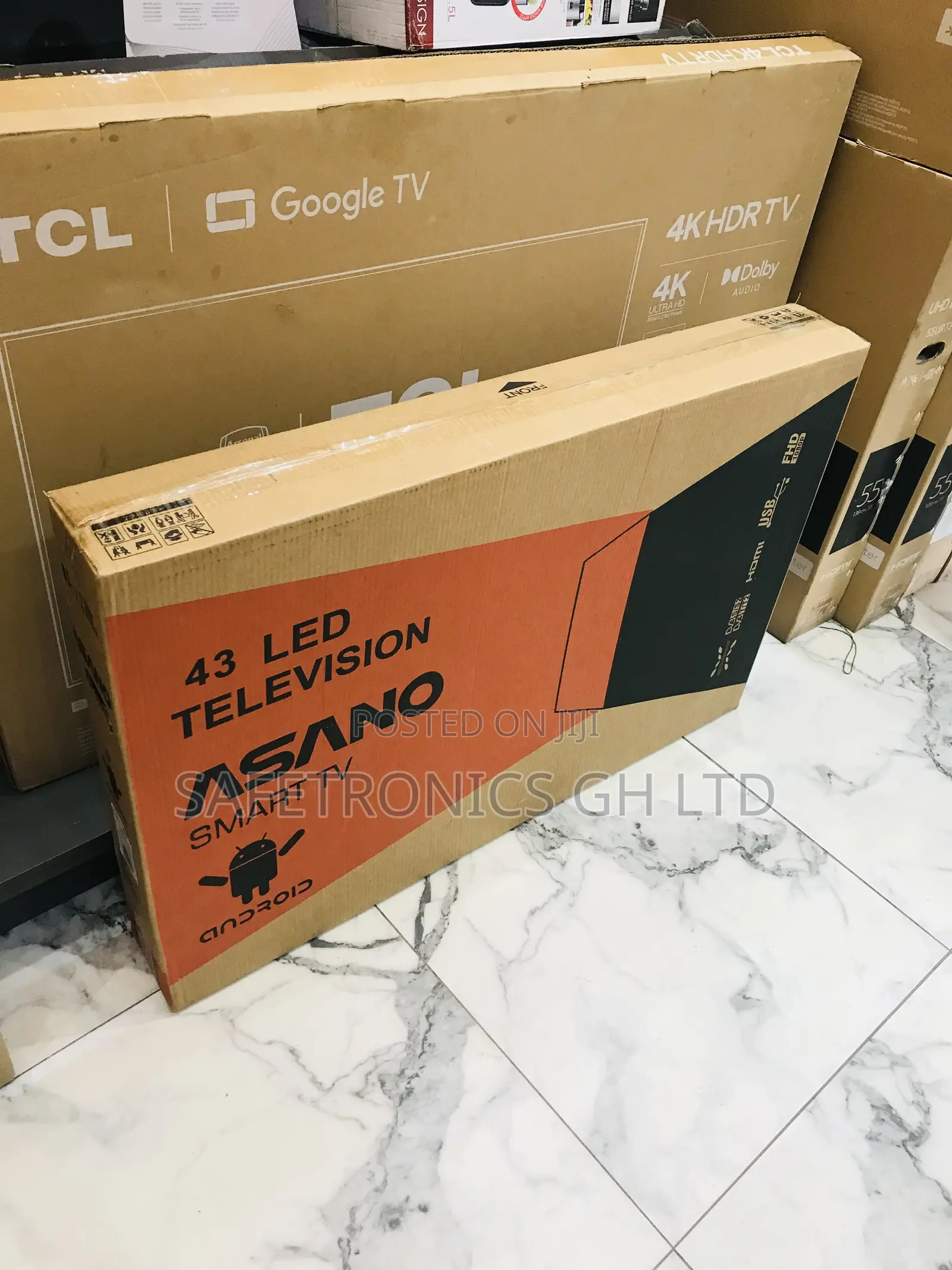 Smartscreen Android Asano 43DF3 43 Inch HDMI Led Tv