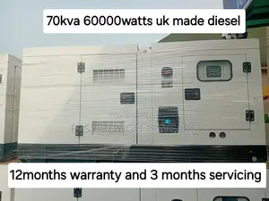 High Grade Perkins Diesel 70kva Silent Generator 60kw 70kva