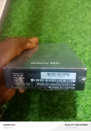 New Samsung Galaxy S23 Plus 512 GB Black