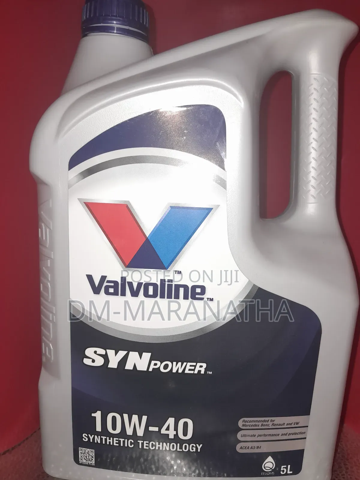 Valvoline 10w-40 Synthetic