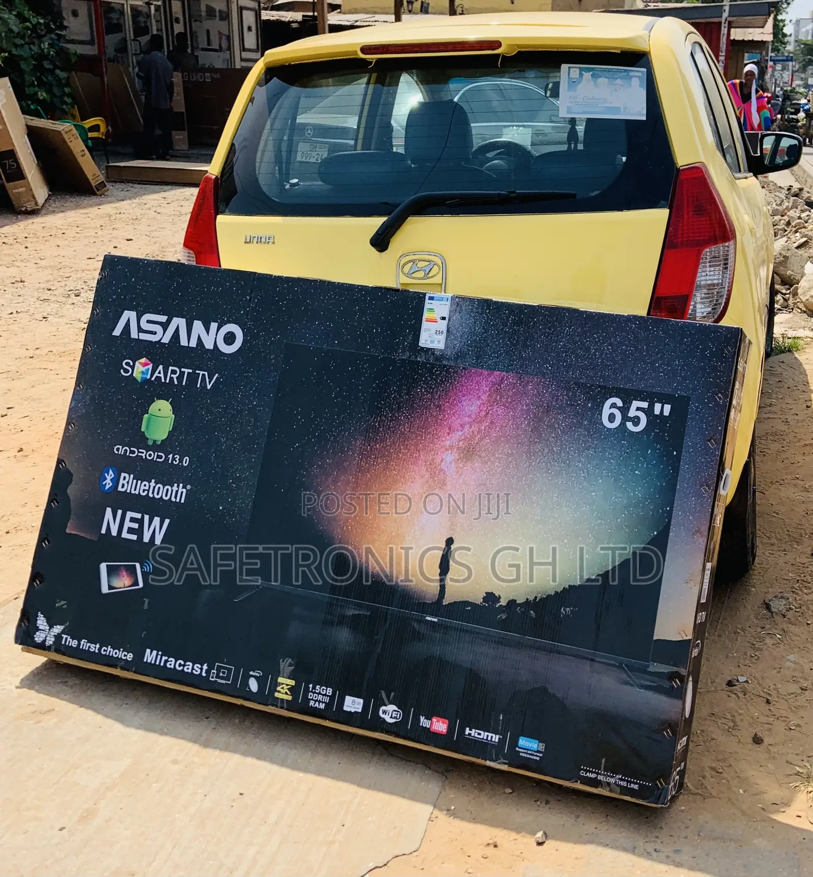 65 Inch Smartscreen Led Android Crystal Asano Tv