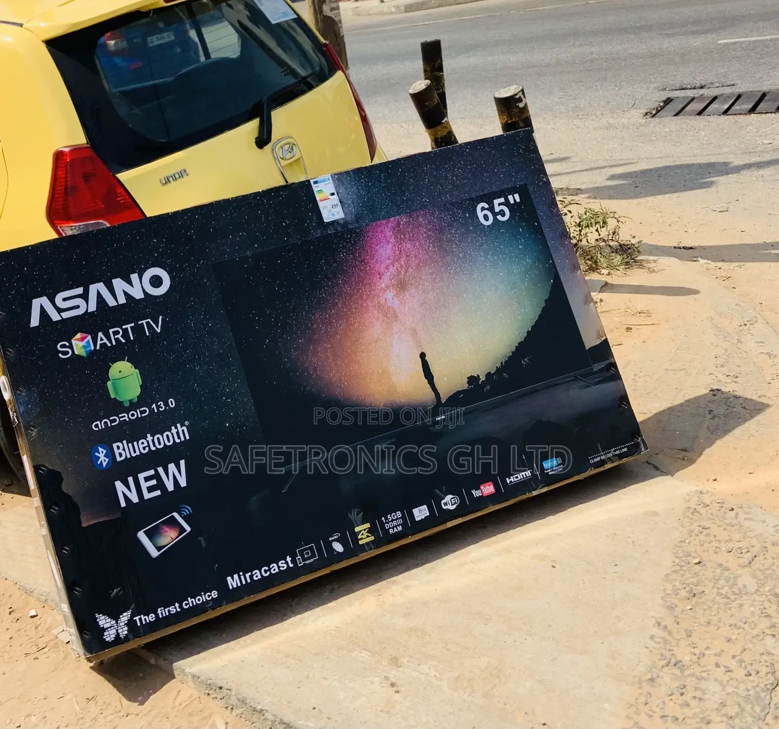  Led Smartscreen Android Asano UHD Crystal Clear 65 Inch