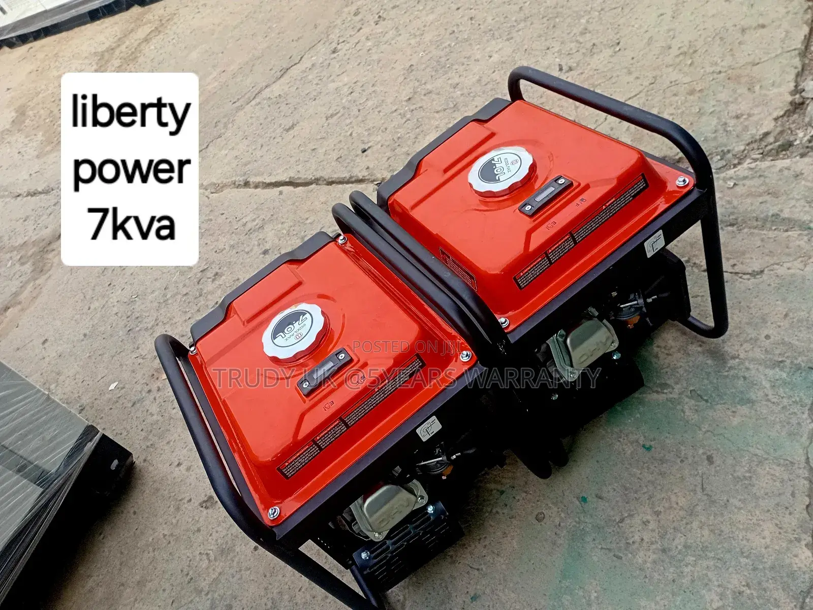Liberty Power 7kva Ecoolmax 8000wats Pertrol Generator 7kva