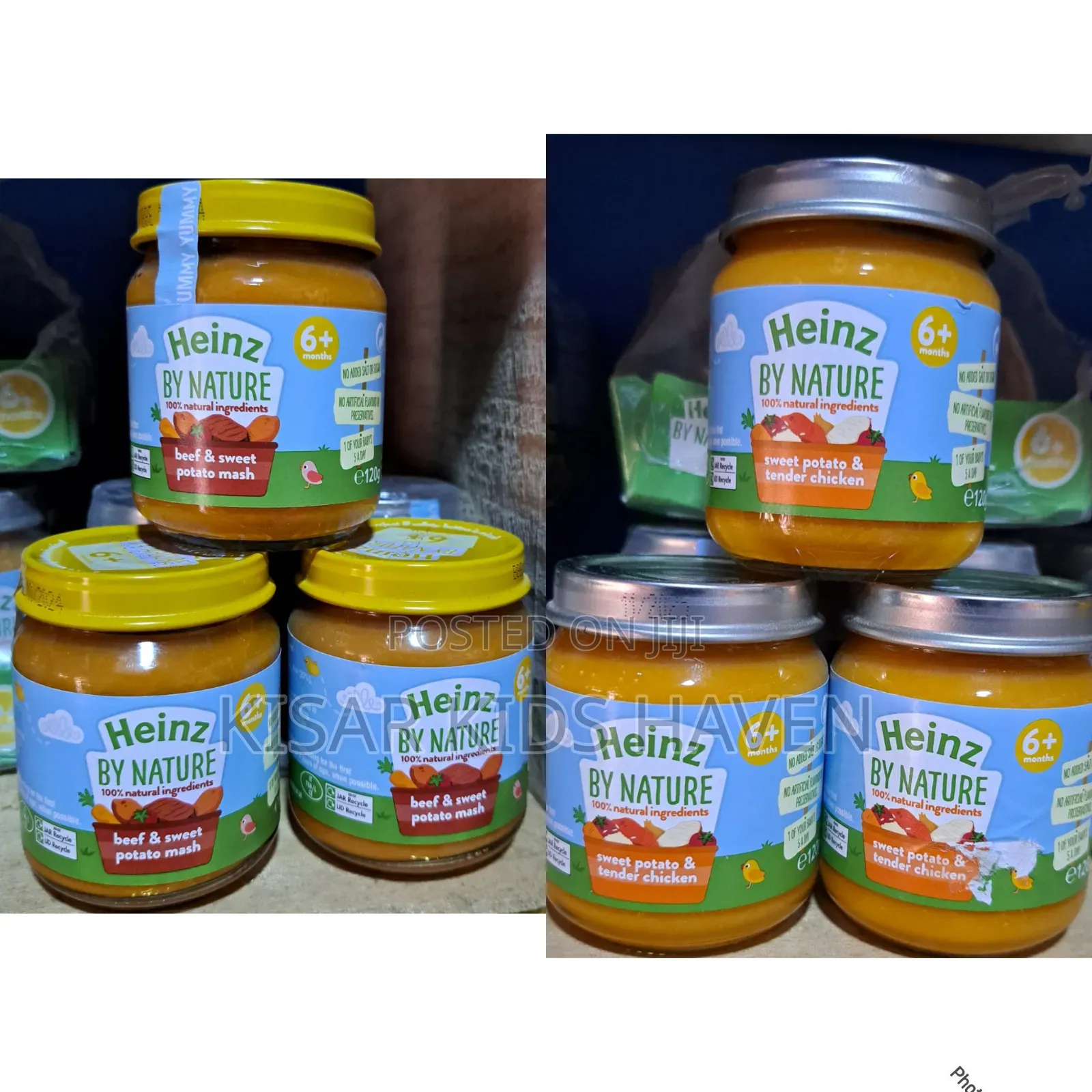 Heniz Baby Food 6months + ( Price for 6pcs)