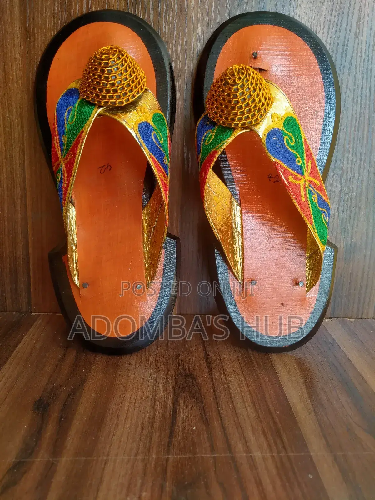 Adom Ahenema Traditional Slippers