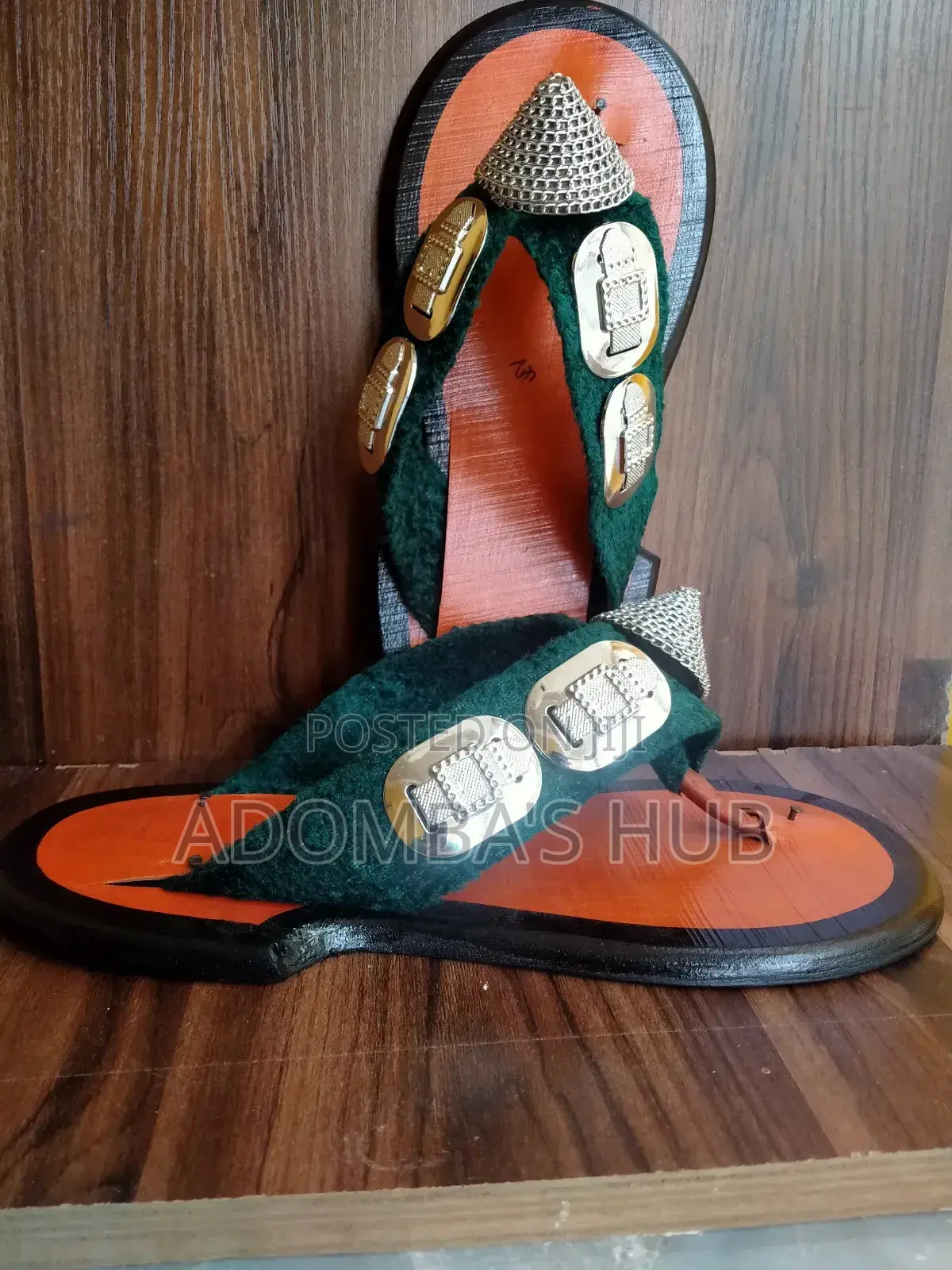 Adom Ahenema Traditional Slippers