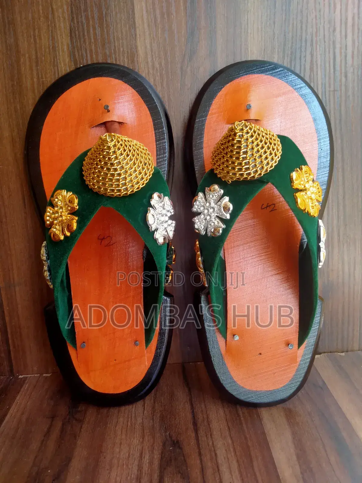Adom Ahenema Traditional Slippers