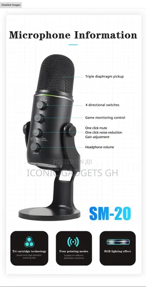 Brand New in Box Table Top Microphone Console.