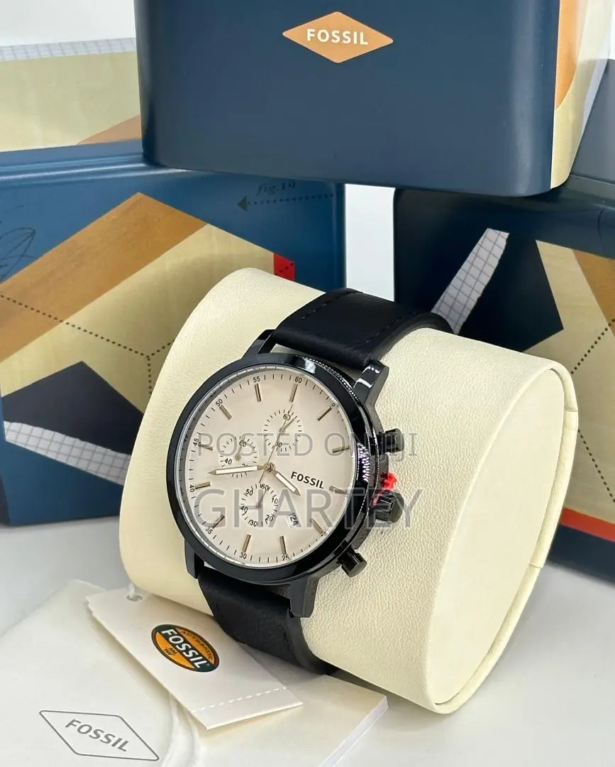 Casual Men Leather Business Chronograph Watch
