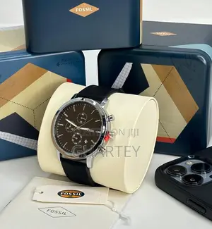 Casual Men Leather Business Chronograph Watch