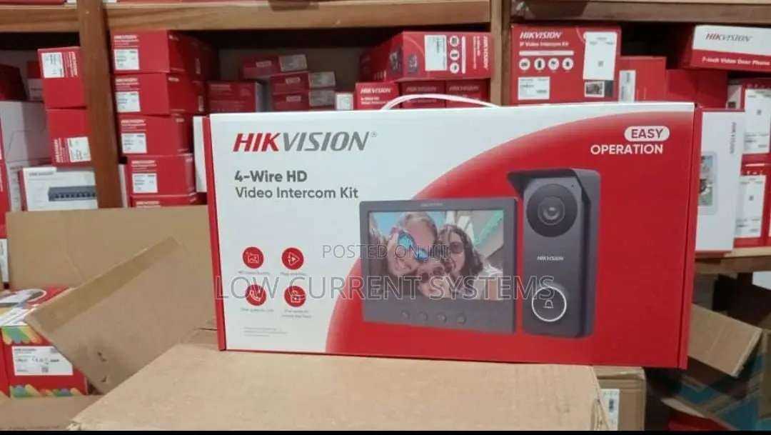 Hikvision Doorbell Intercom Kit Ds-Kis213 Doorbell Doorstep