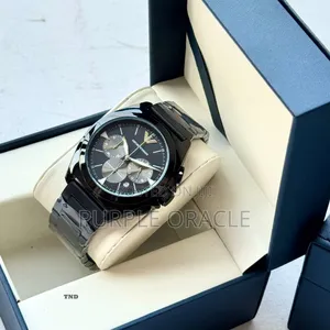 Photo - Emporio Armani Sleek Stainless Steel Chronograph