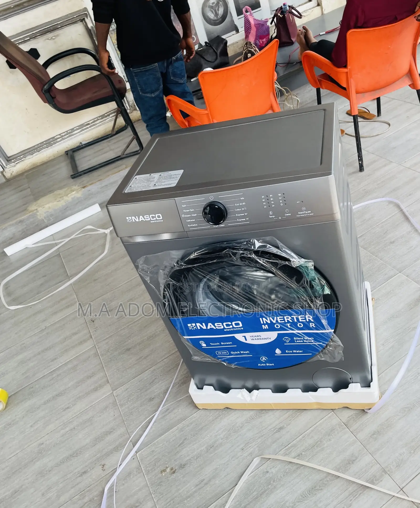 Classic Design Nasco 6kg Front Load Electric Washing Machine