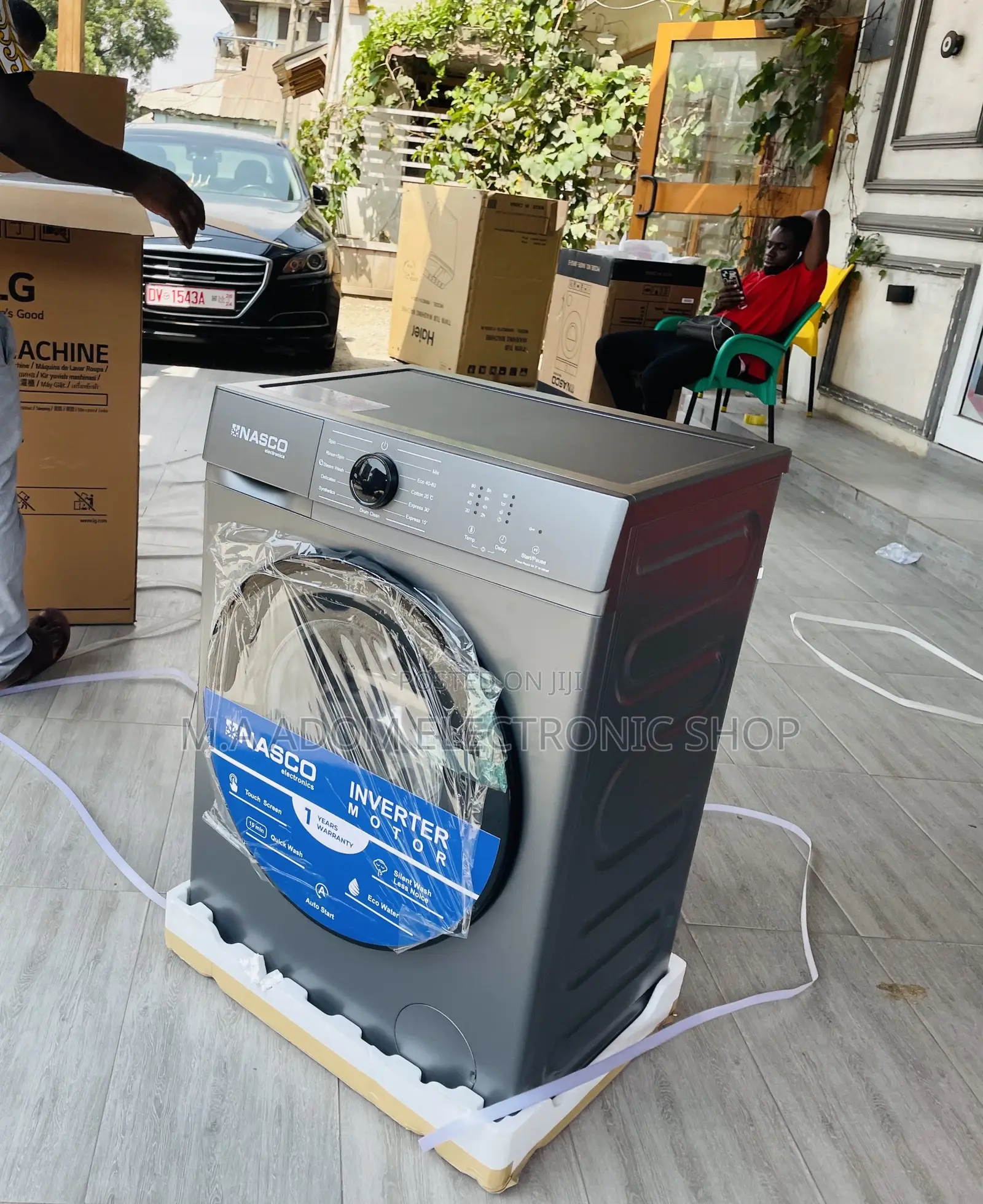 Nasco 6kg Front Load Washing Machine With Control Panel