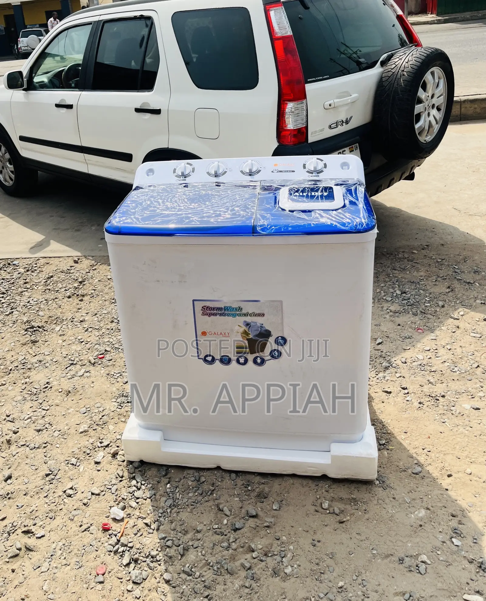 Biy Unique Galaxy 13kg Twin Tab Semi-Auto Washing Machine.