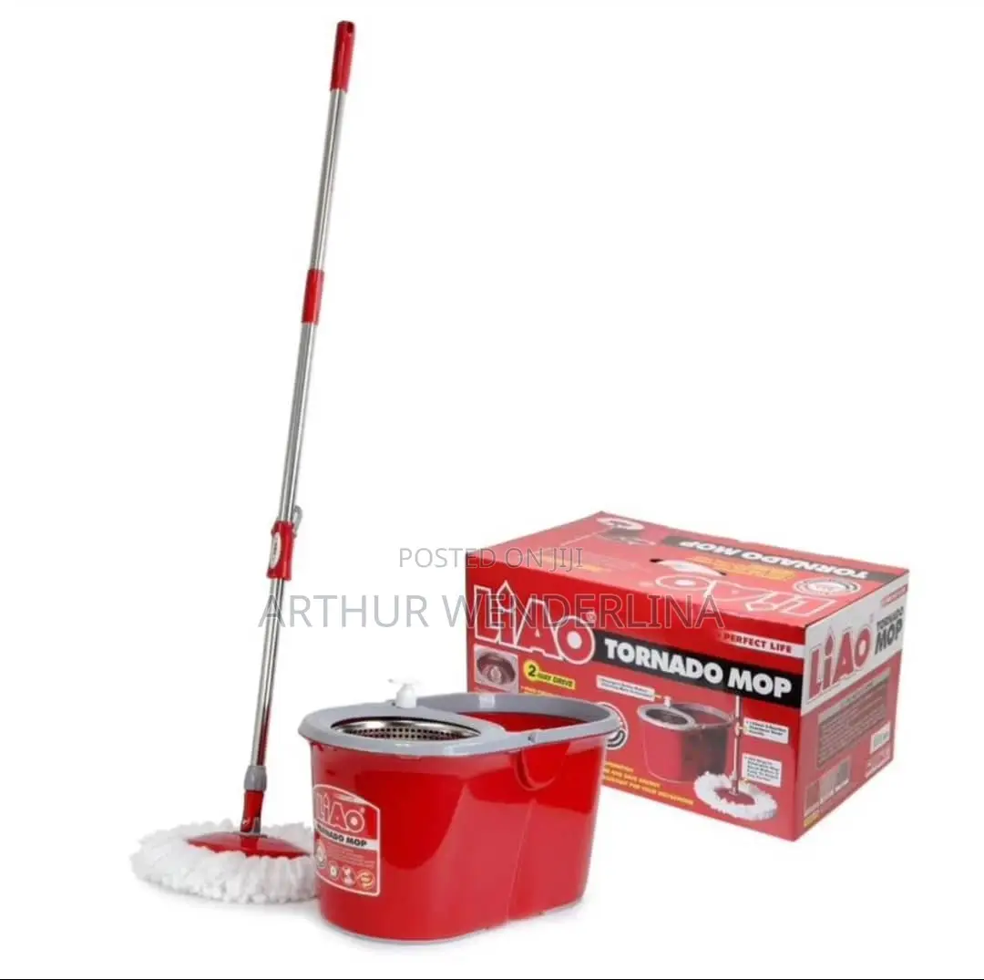 LIAO - Deluxe Tornado Mop With Wheels