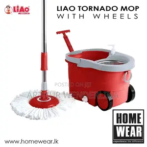 LIAO - Deluxe Tornado Mop With Wheels