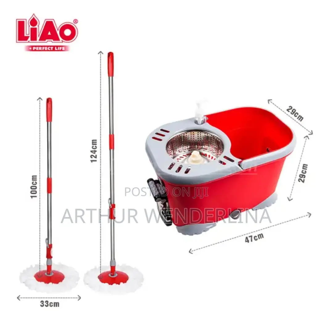 LIAO - Deluxe Tornado Mop With Wheels