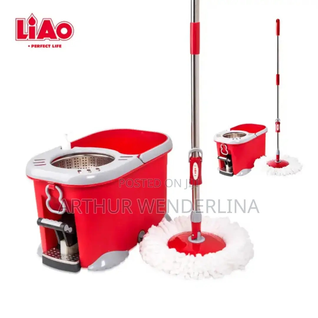 LIAO - Deluxe Tornado Mop With Wheels
