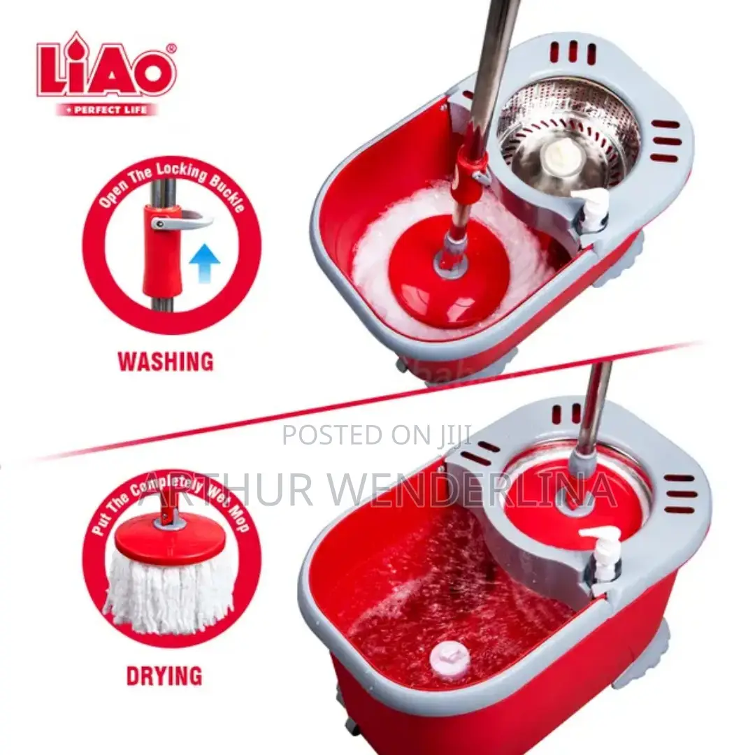 LIAO - Deluxe Tornado Mop With Wheels