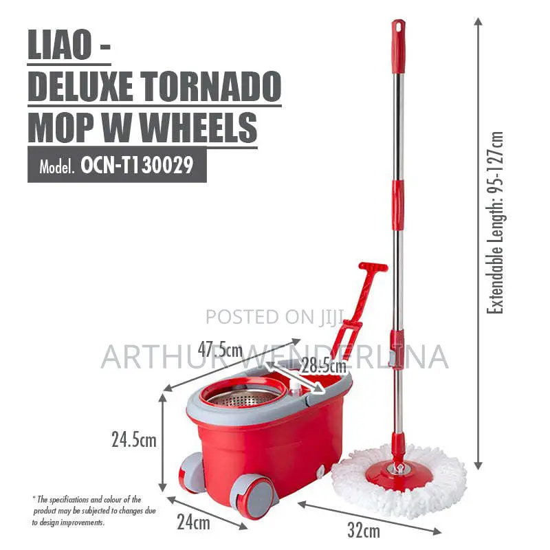 LIAO - Deluxe Tornado Mop With Wheels